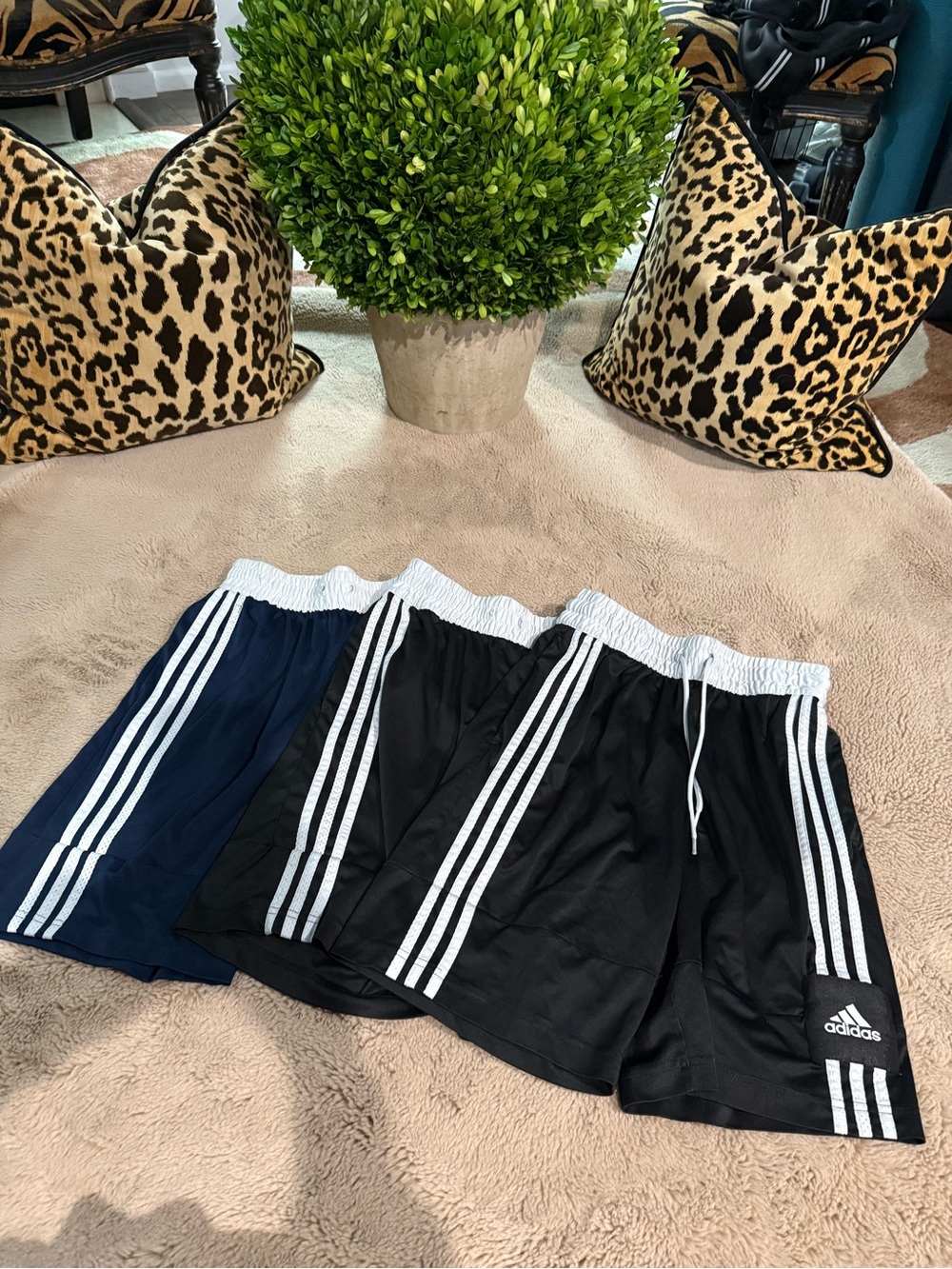 BUNDLE (3) Adidas Men’s Athletic Shorts - Black & Navy